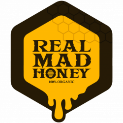 Het logo van Real Mad Honey